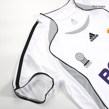 Retro Real Madrid Domicile Maillot 2006/07 Blanc