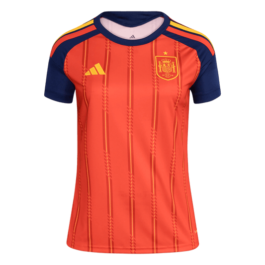 Vrouwen Spanje Thuisshirt - Wereldkampioenschap 2026 Rood