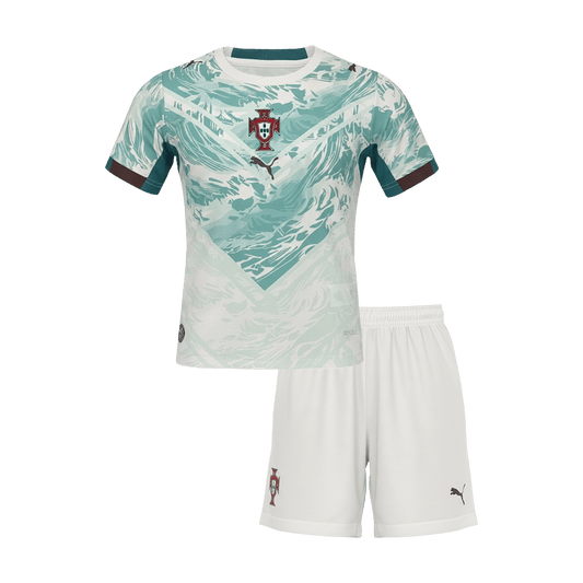 Portugal Uitshirt Tenue - WK 2026 Kinder Wit