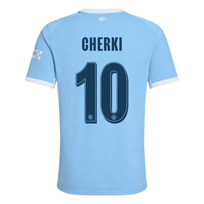 CHERKI #10 Manchester City Domicile Maillot 2026/27 Bleu Joueur - UCL