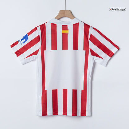 Vente Flash Atlético Domicile Maillot Kit 2025/26 Enfant Red&White