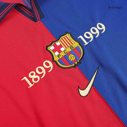 RIVALDO #11 Retro Barcelona Thuisshirt 1999/00-100-jarig jubileum