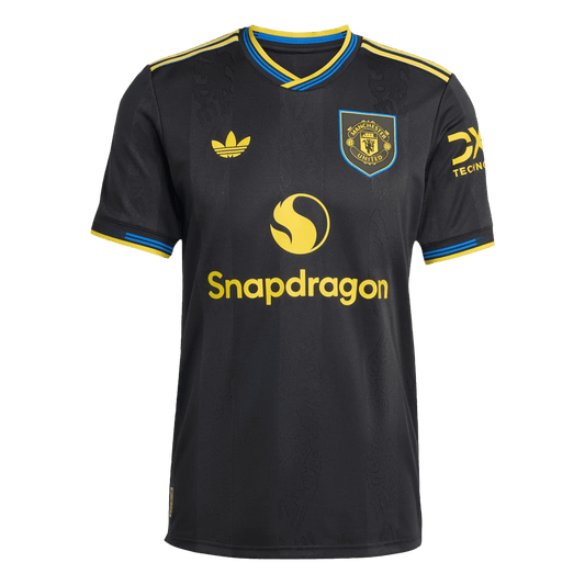 Manchester United Derde Shirt 2025/26 Zwart Authentiek