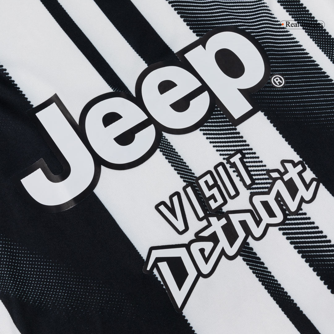 Juventus Domicile Maillot Manches Longues 2025/26 Noir&Blanc Grande Taille