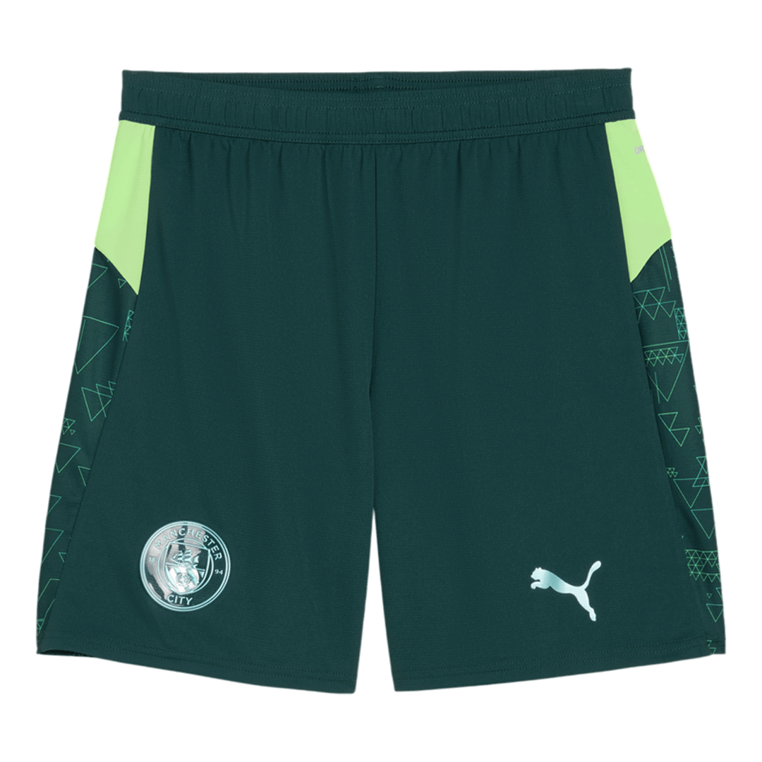 Manchester City Vierde Short 2025/26 Groen