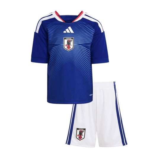 Japan Thuisshirt Kit Wereldbeker 2026 Kind Marineblauw