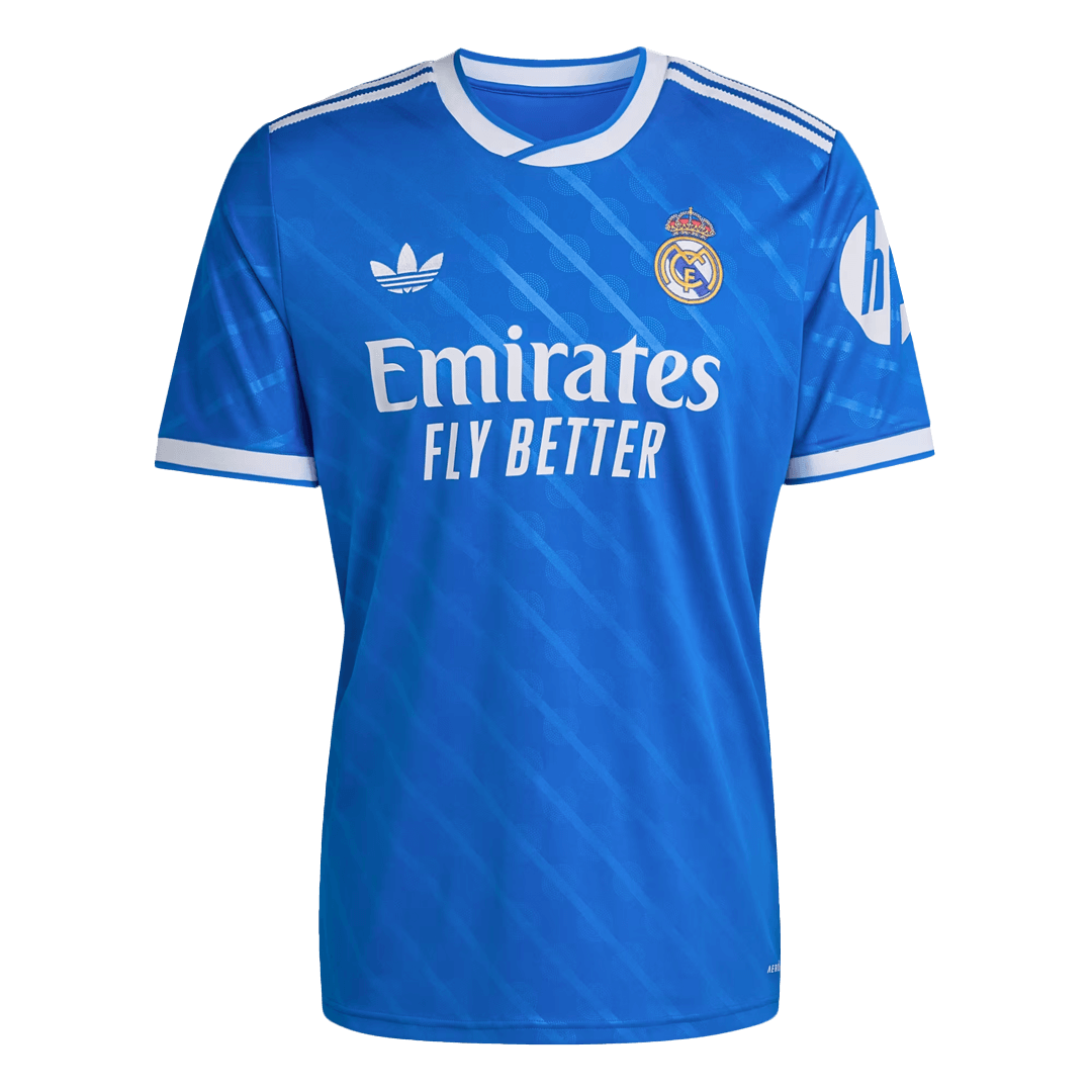 MBAPPÉ #10 Real Madrid Derde Shirt 2025/26 Blauw
