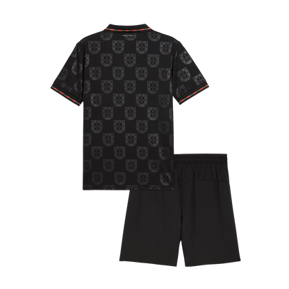 Portugal Thuisshirt Kit Wereldbeker 2026 Kinderen Zwart