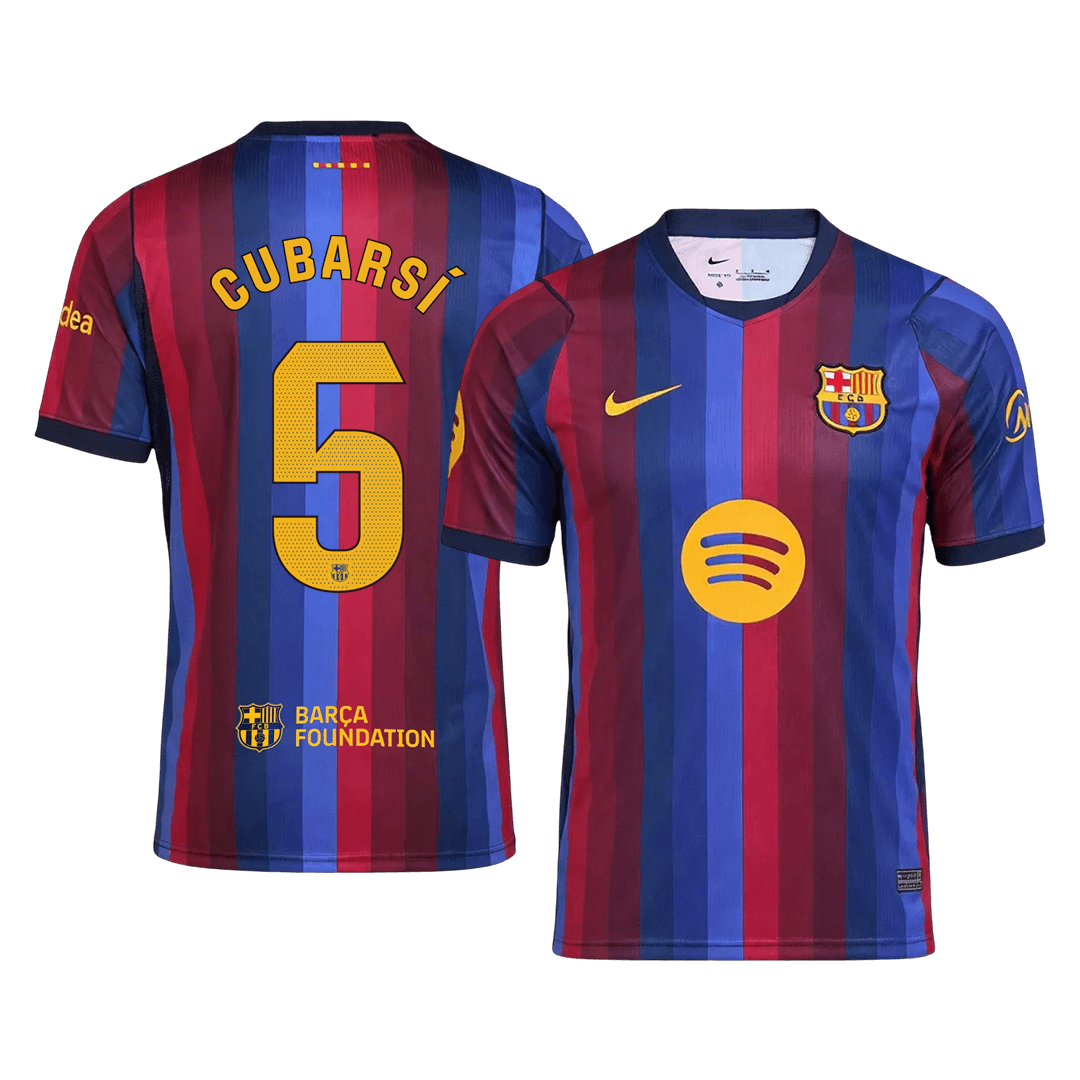 CUBARSÍ #5 Barcelone Domicile Maillot 2026/27 Blue&Garnet