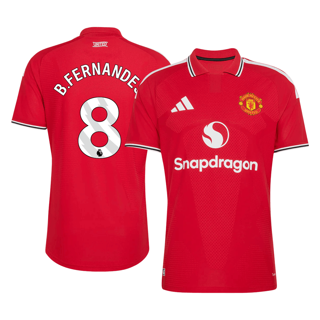 B. FERNANDES #8 Manchester United Domicile Maillot 2026/27 Rouge Joueur