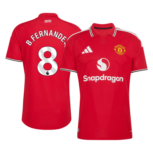 B. FERNANDES #8 Manchester United Domicile Maillot 2026/27 Rouge Joueur