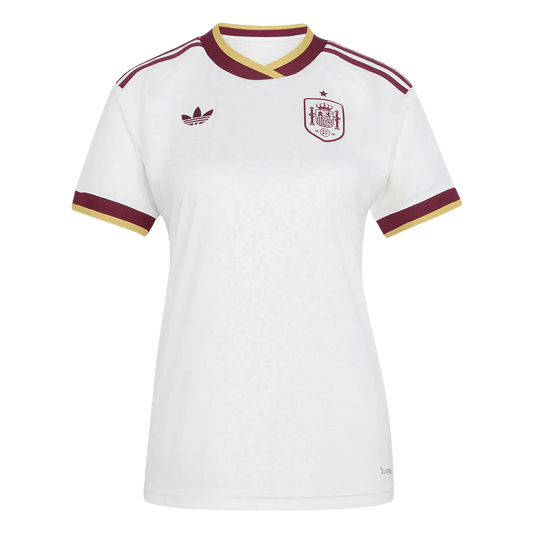 Vrouw Spanje Uitshirt - Wereldbeker 2026 Wit