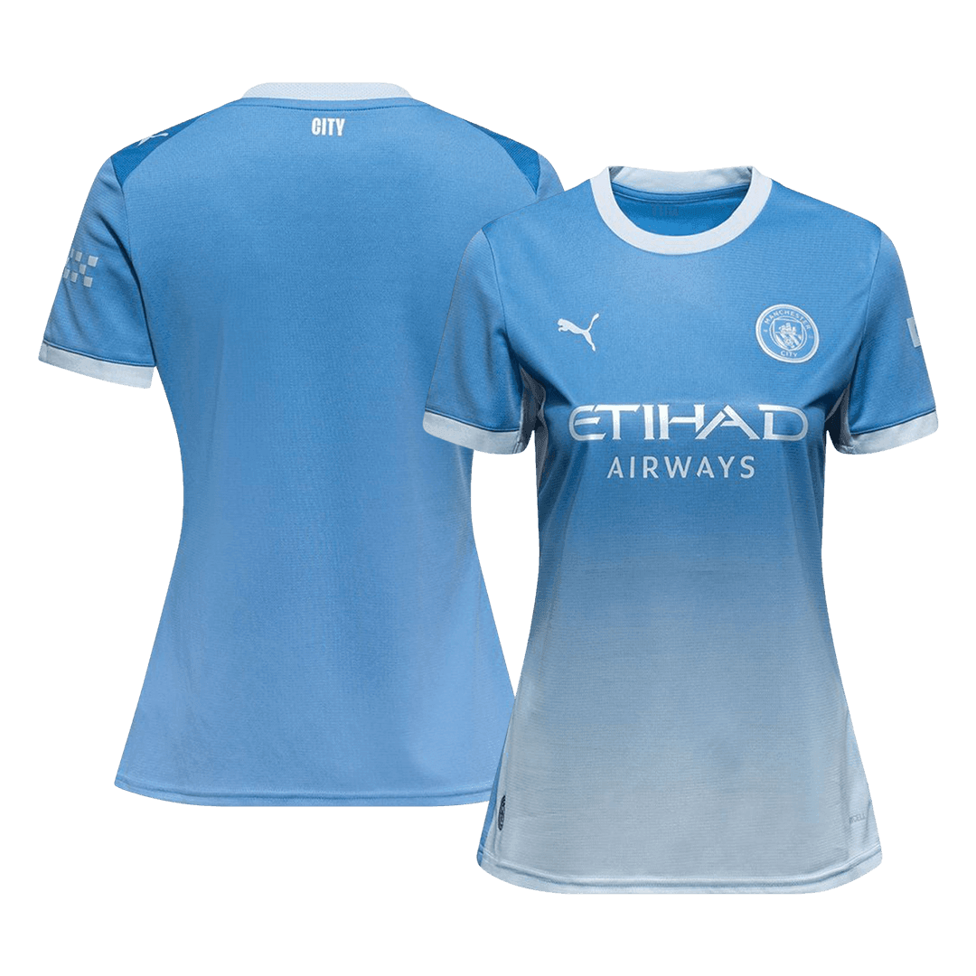 Femme Manchester City Domicile Maillot 2026/27 Bleu