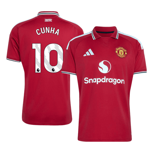 CUNHA #10 Manchester United Domicile Maillot 2026/27 Rouge