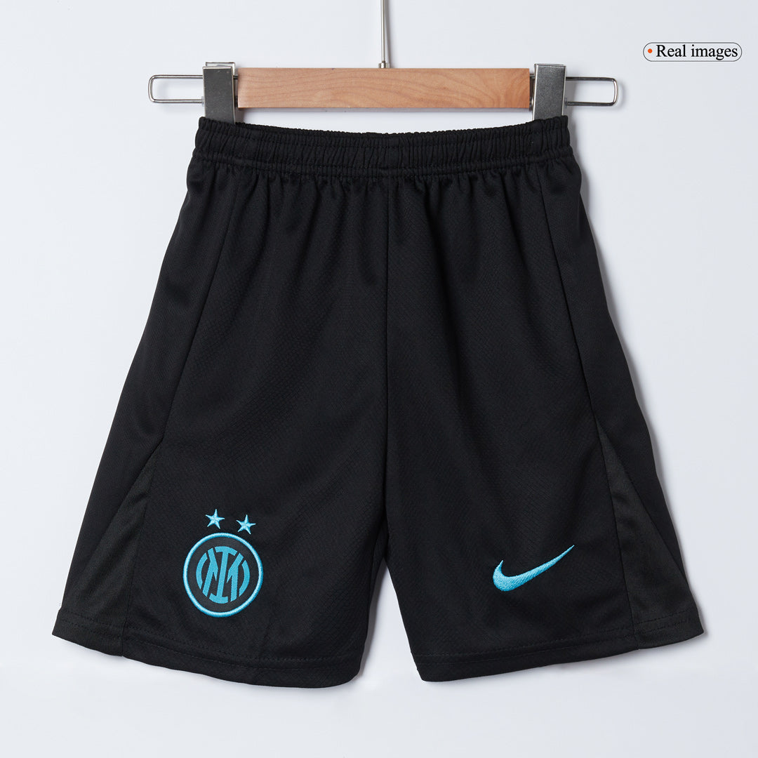 Inter Milan Domicile Maillot Kit 2025/26 Enfant Blue&Black