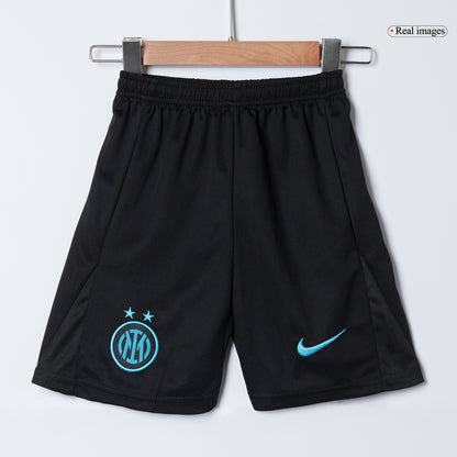 Inter Milan Domicile Maillot Kit 2025/26 Enfant Blue&Black