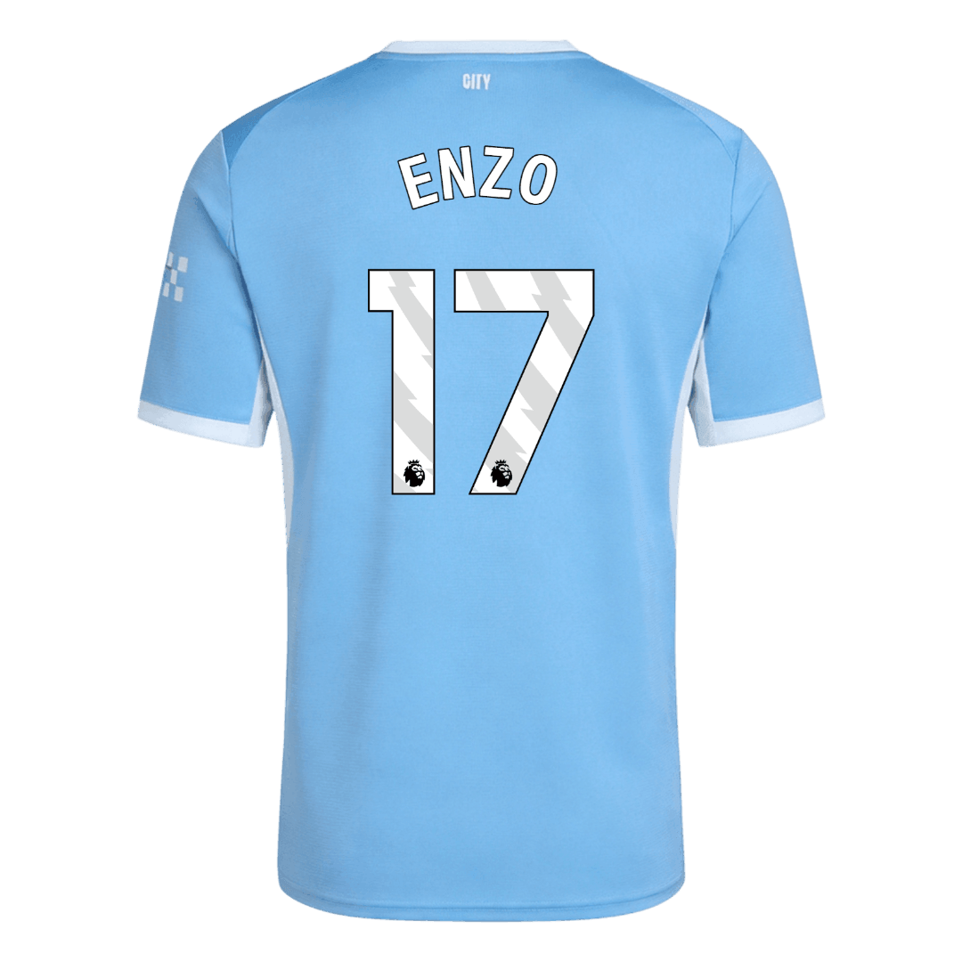ENZO #17 Manchester City Domicile Maillot 2026/27 Bleu