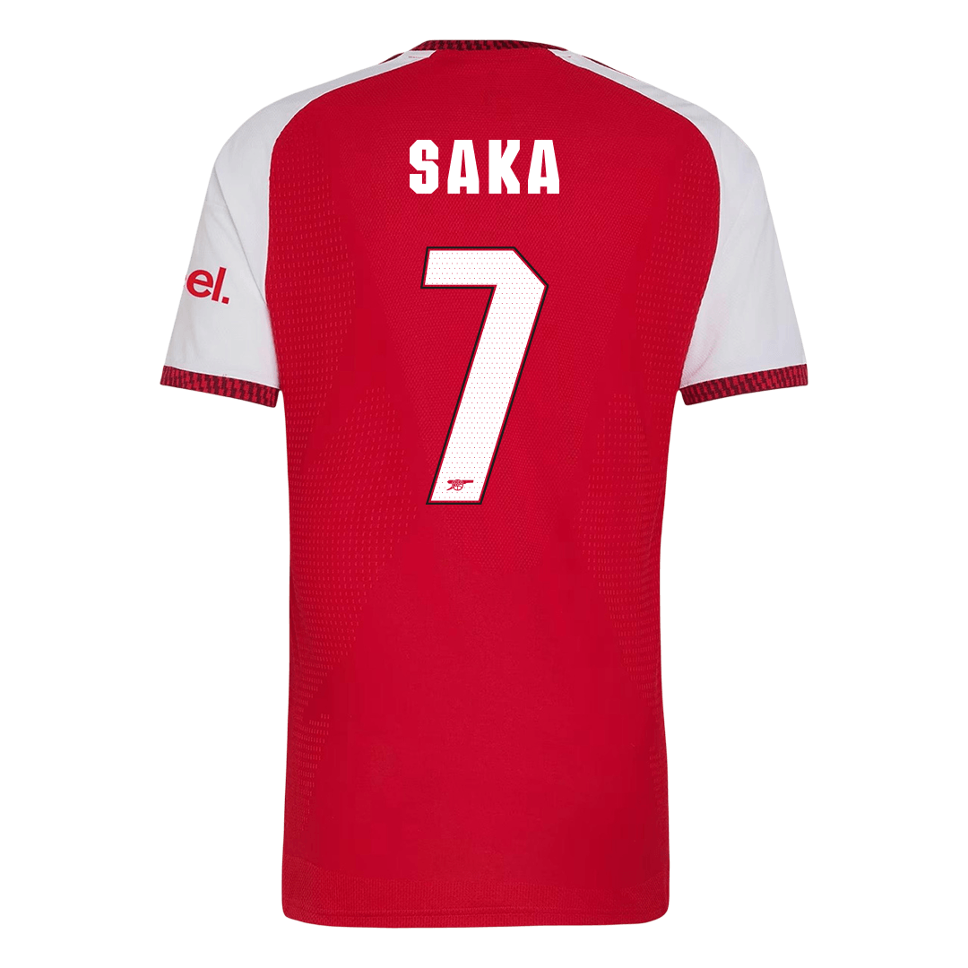 SAKA #7 Arsenal Domicile Maillot 2026/27 Rouge Joueur - UCL