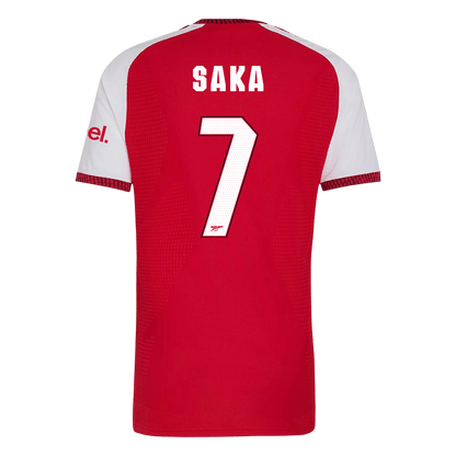 SAKA #7 Arsenal Domicile Maillot 2026/27 Rouge Joueur - UCL
