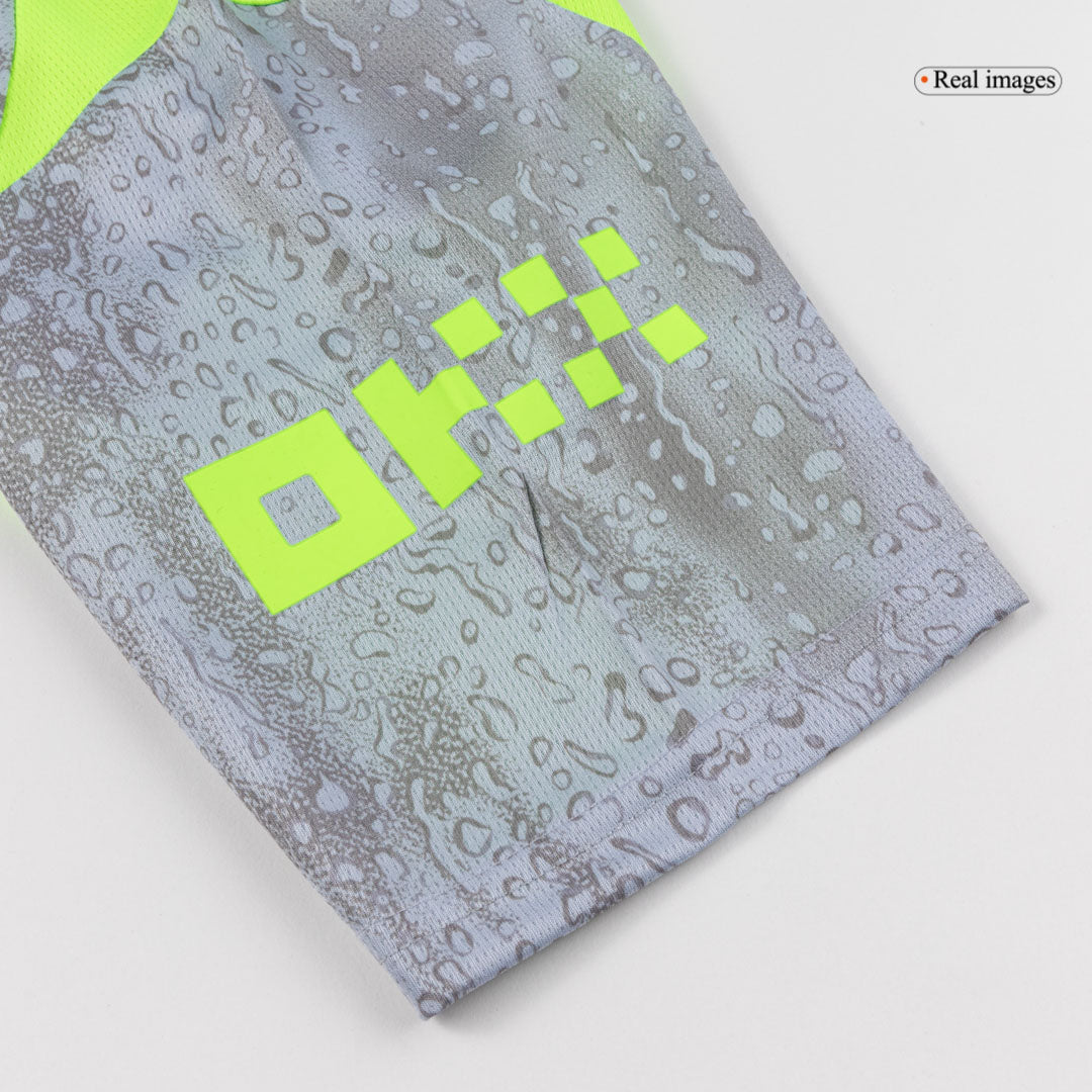 Manchester City Derde Thuisshirt Kit 2025/26 Grijs