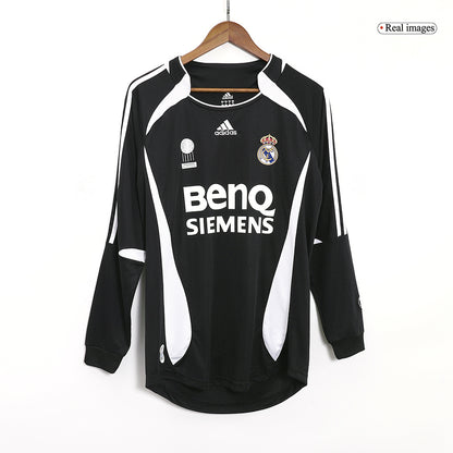 BECKHAM #23 Retro Real Madrid Uit Thuisshirt Lange Mouwen 2006/07