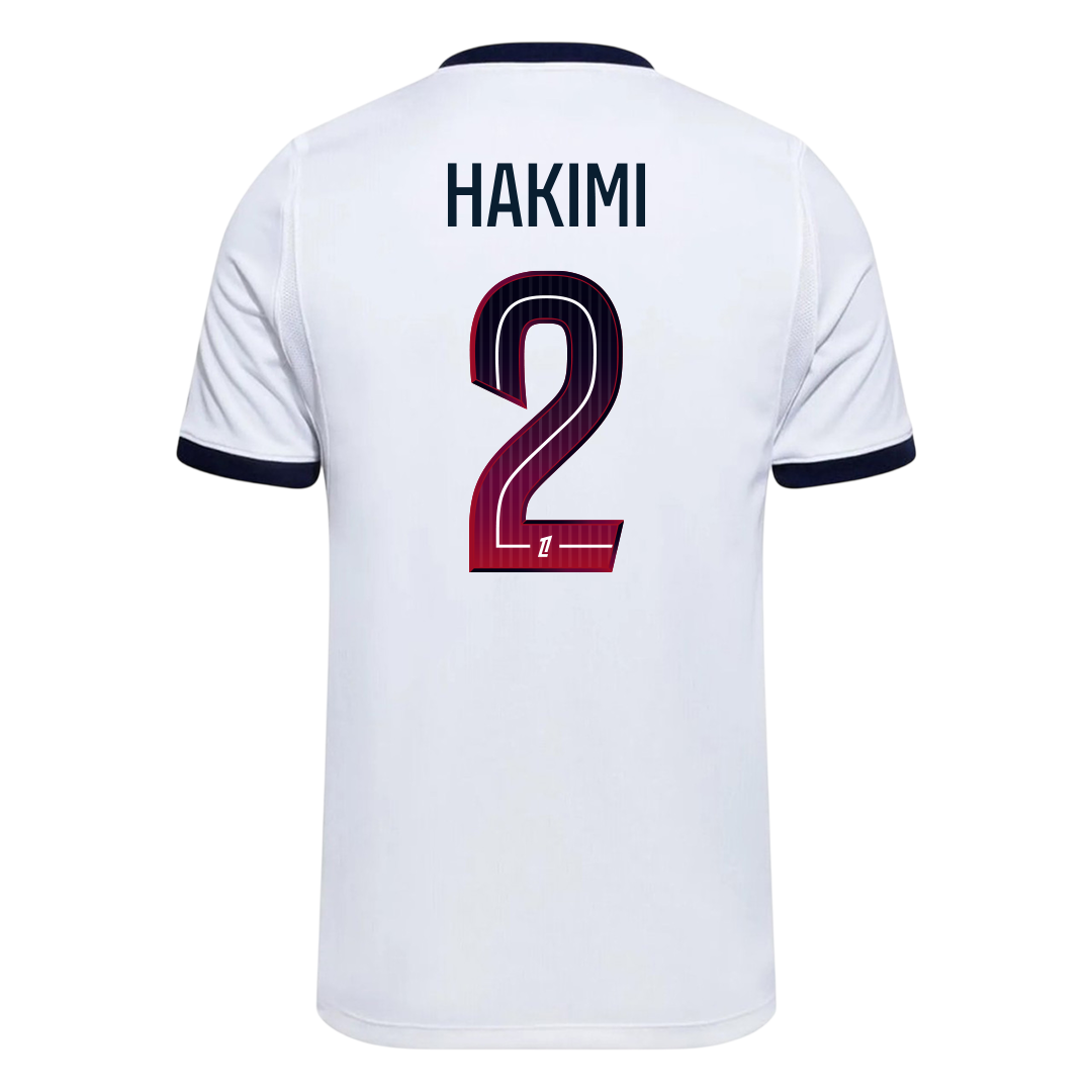 HAKIMI #2 Les Paris Extérieur Maillot 2026/27 Blanc